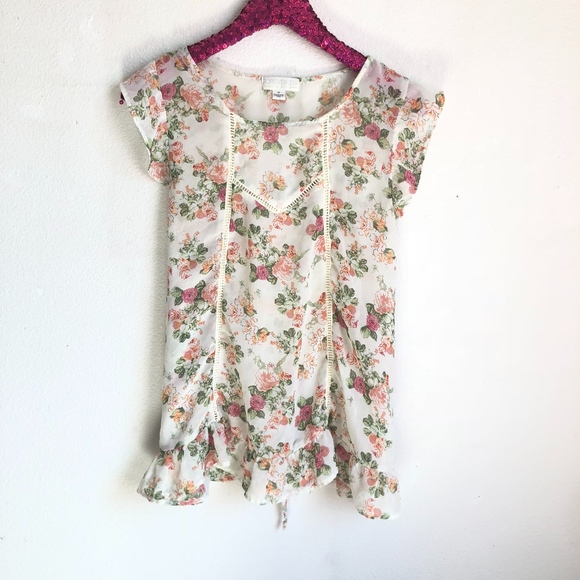Forever 21 Tops - Floral Forever 21+ lightweight blouse size 2X